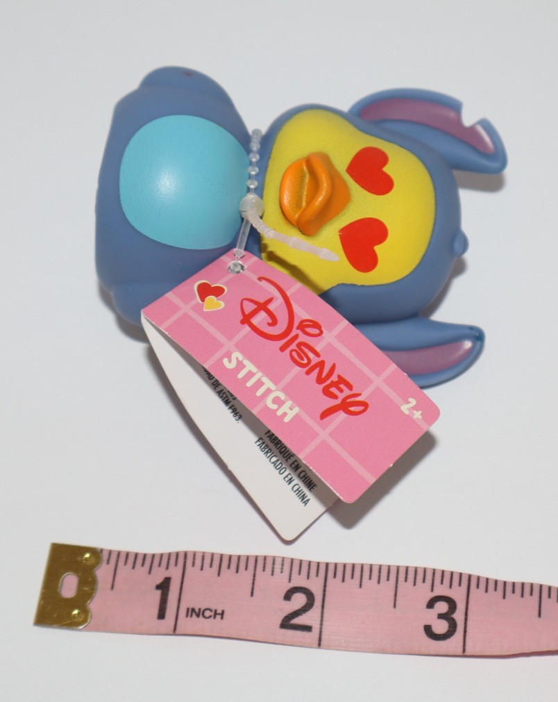 Disney Mickey Minnie Mouse Stitch Valentine’s Day Rubber Ducks Cruise Set 3 NEW