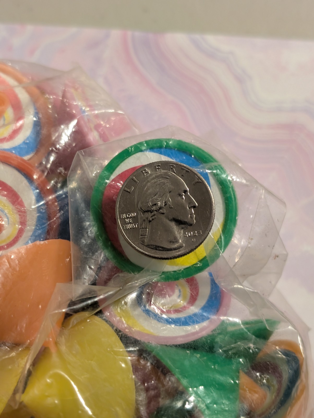 Bag Of Plastic Spinning Top Party Favors – Colorful Swirling Spin Toy Prizes