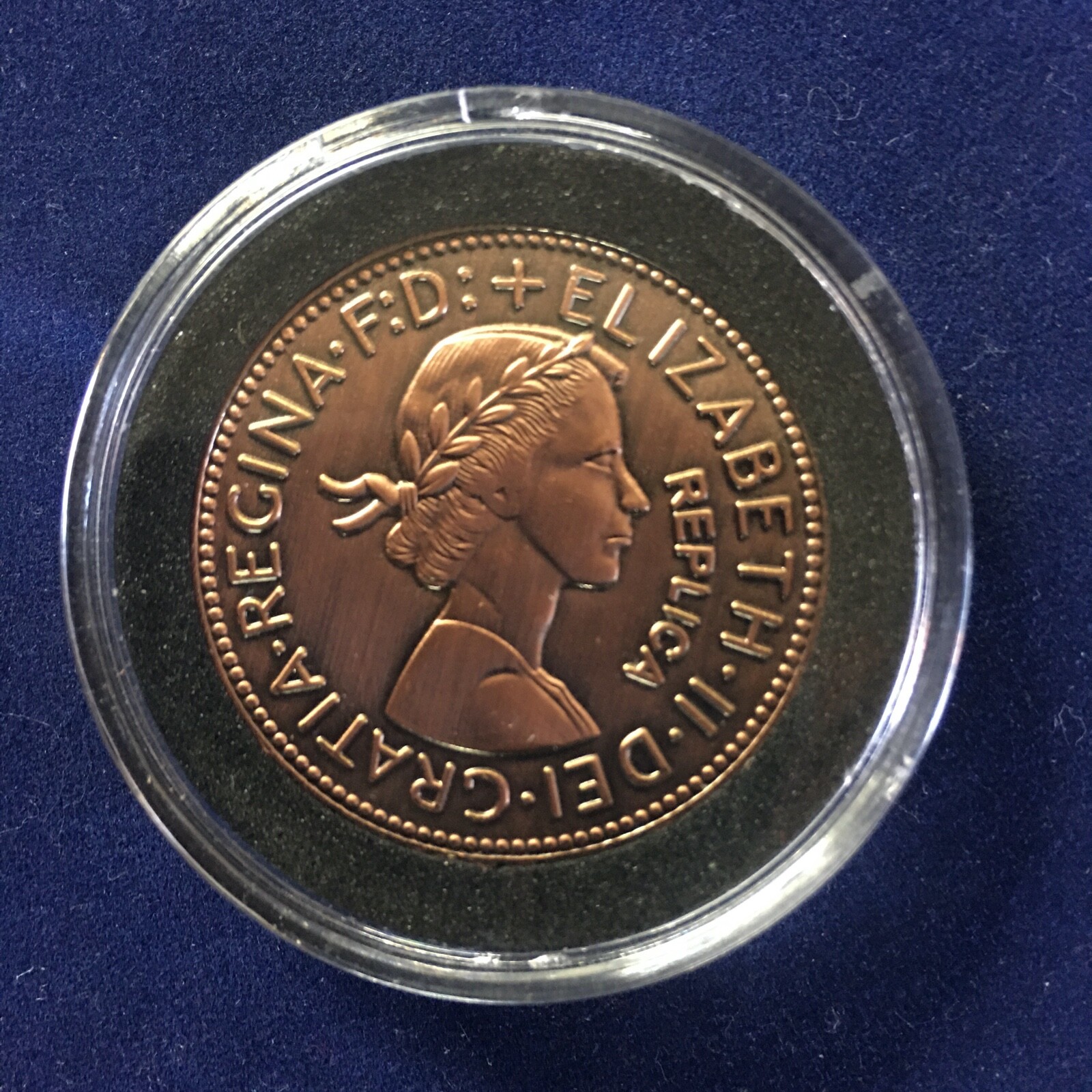 Lucky Australian Penny in a Capsule gift present anniversary