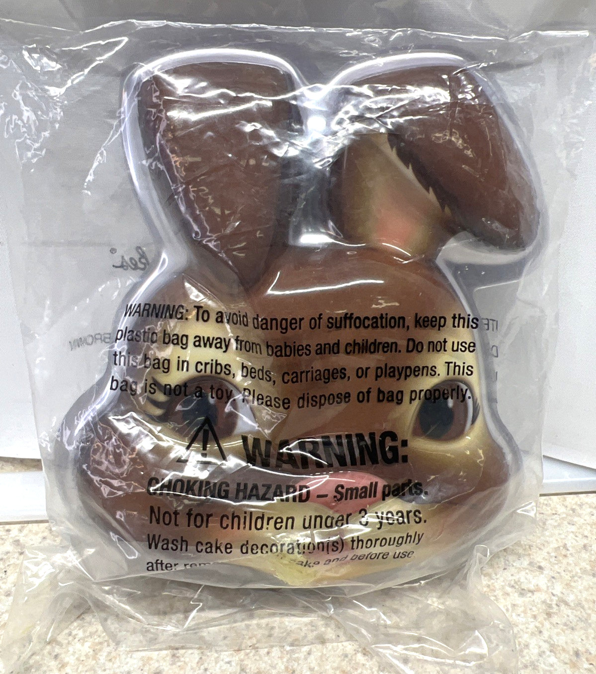 DecoPac Cake Toppers Girl Brown Bunny Rabbit Party Decoration Easter 12 pk New