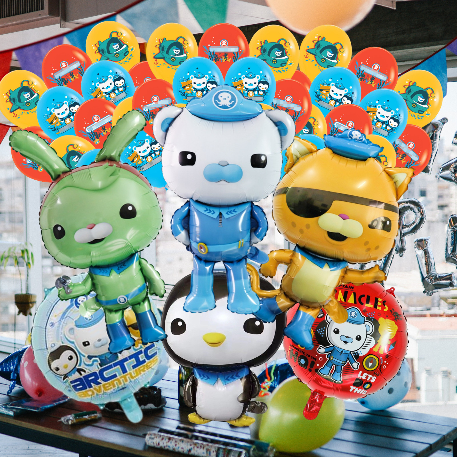 OCTONAUTS BIRTHDAY PARTY CUPCAKE TOPPER BALLOON CAKE party decoration theme idea