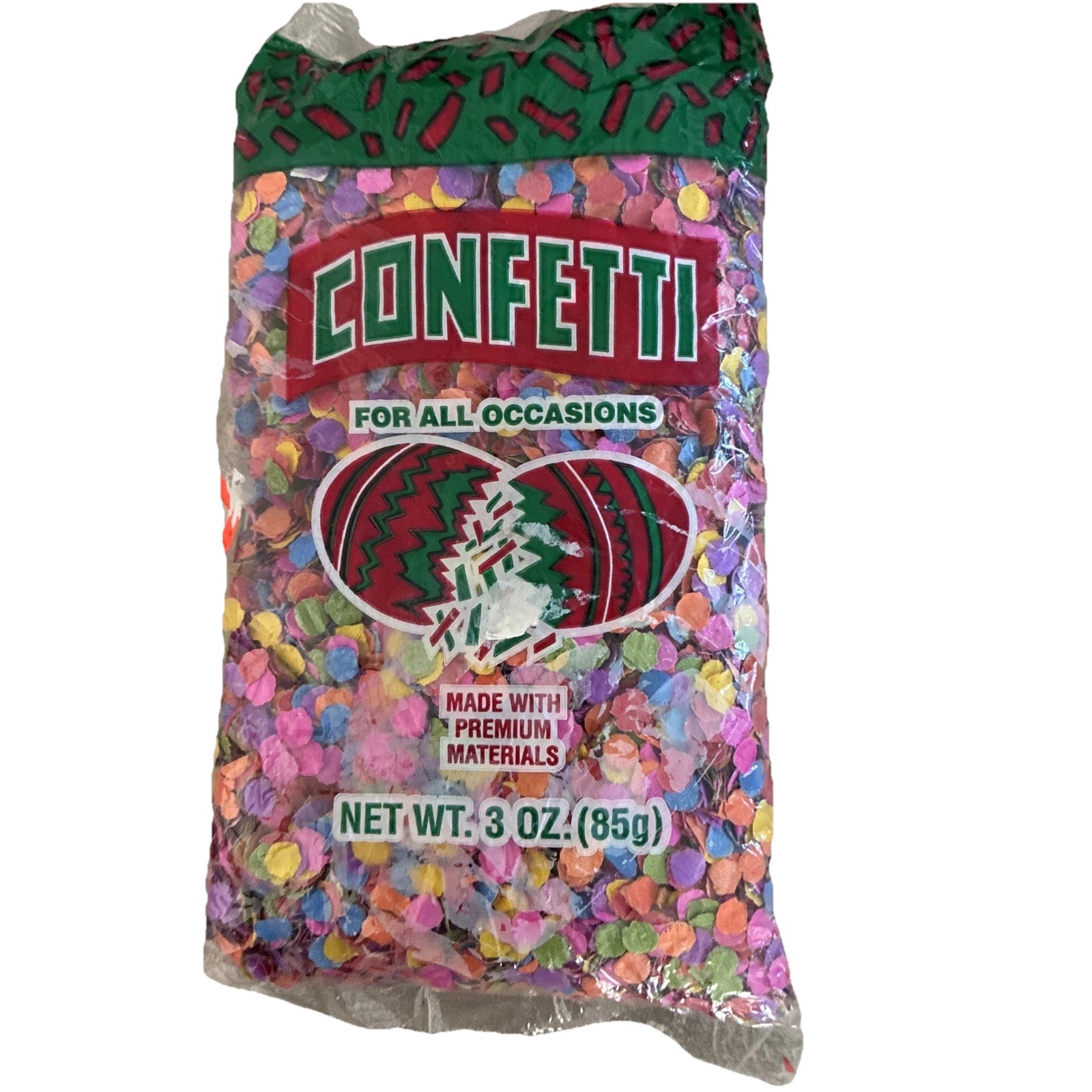 Confetti Multicolor Pastel 3 oz All-Occasion Cascarones Easter Baskets Vintage