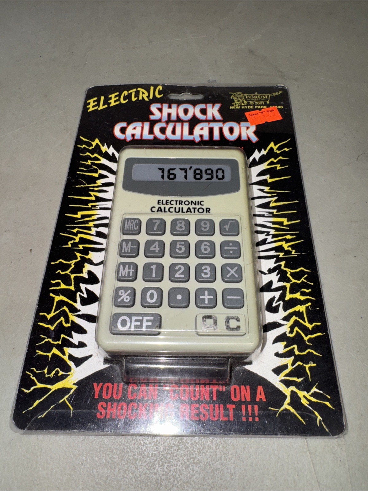Forum Novelties Inc Electric Shock Calculator Novelty Gag Prank Trick Funny Toy