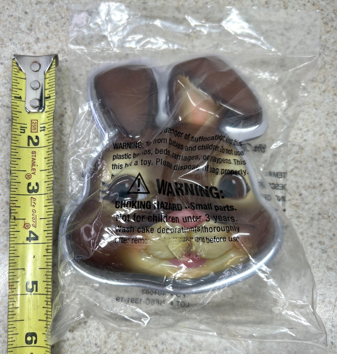 DecoPac Cake Toppers Girl Brown Bunny Rabbit Party Decoration Easter 12 pk New