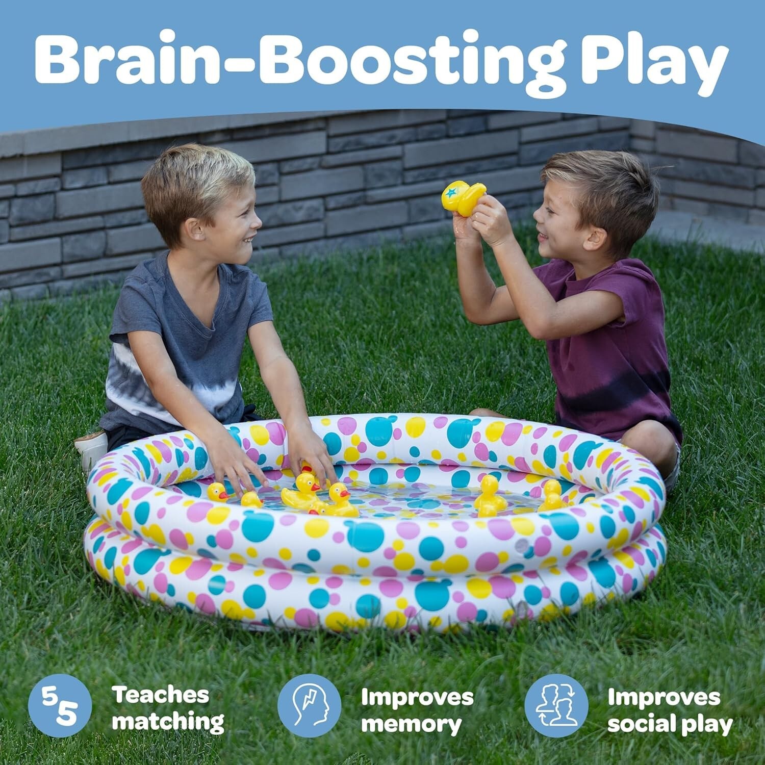Duck Pond Matching Carnival Game Outdoor Games for Kids Birthday Party Fun GAME