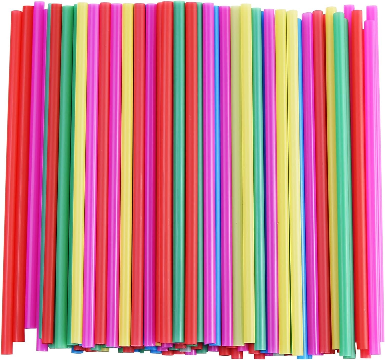ALINK 8mm Wide Assorted Bright Colors 100 Count (Pack of 1), Multicolor