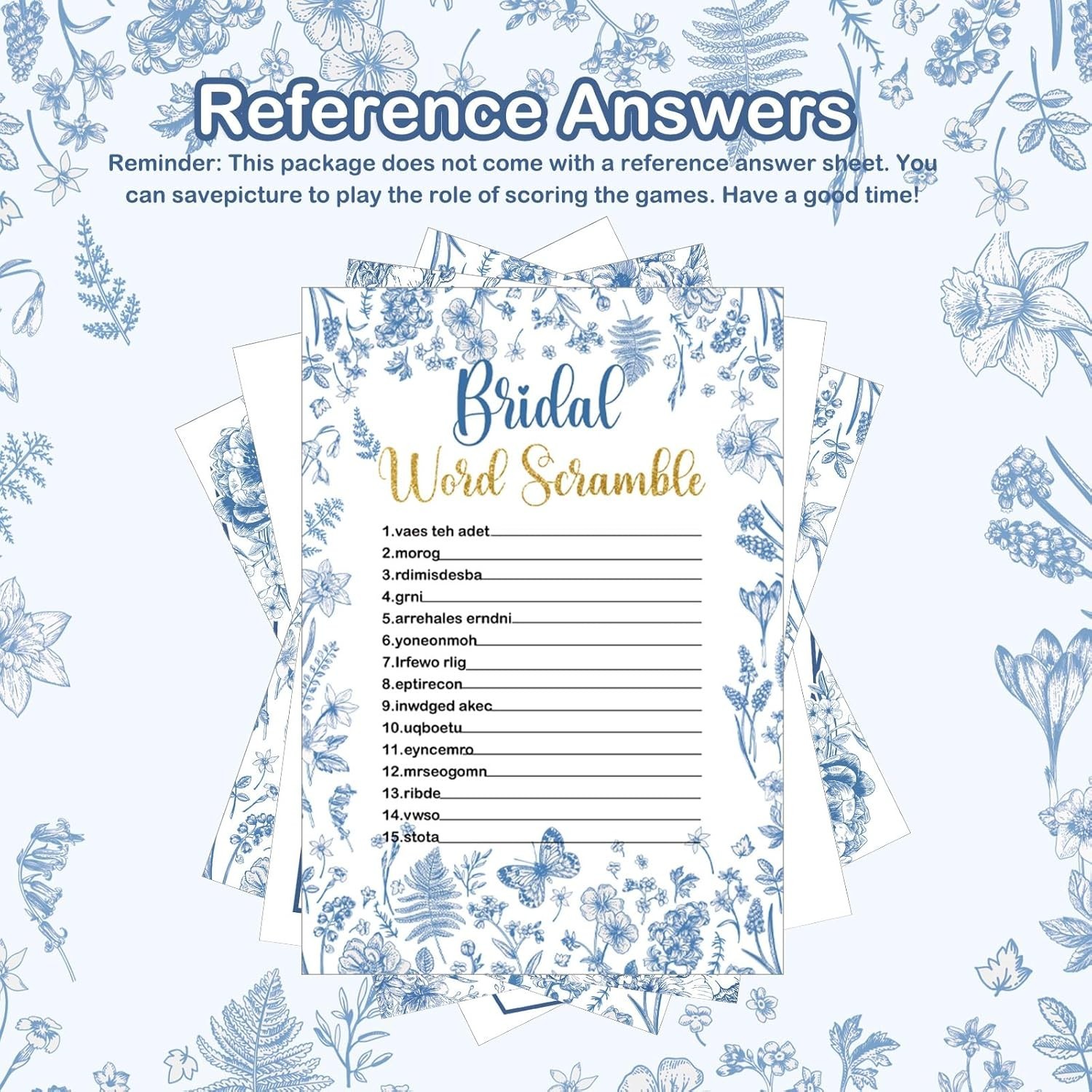 145 Pieces Bridal Shower Game Bridal Shower Favors Set Wedding Games Cards an…