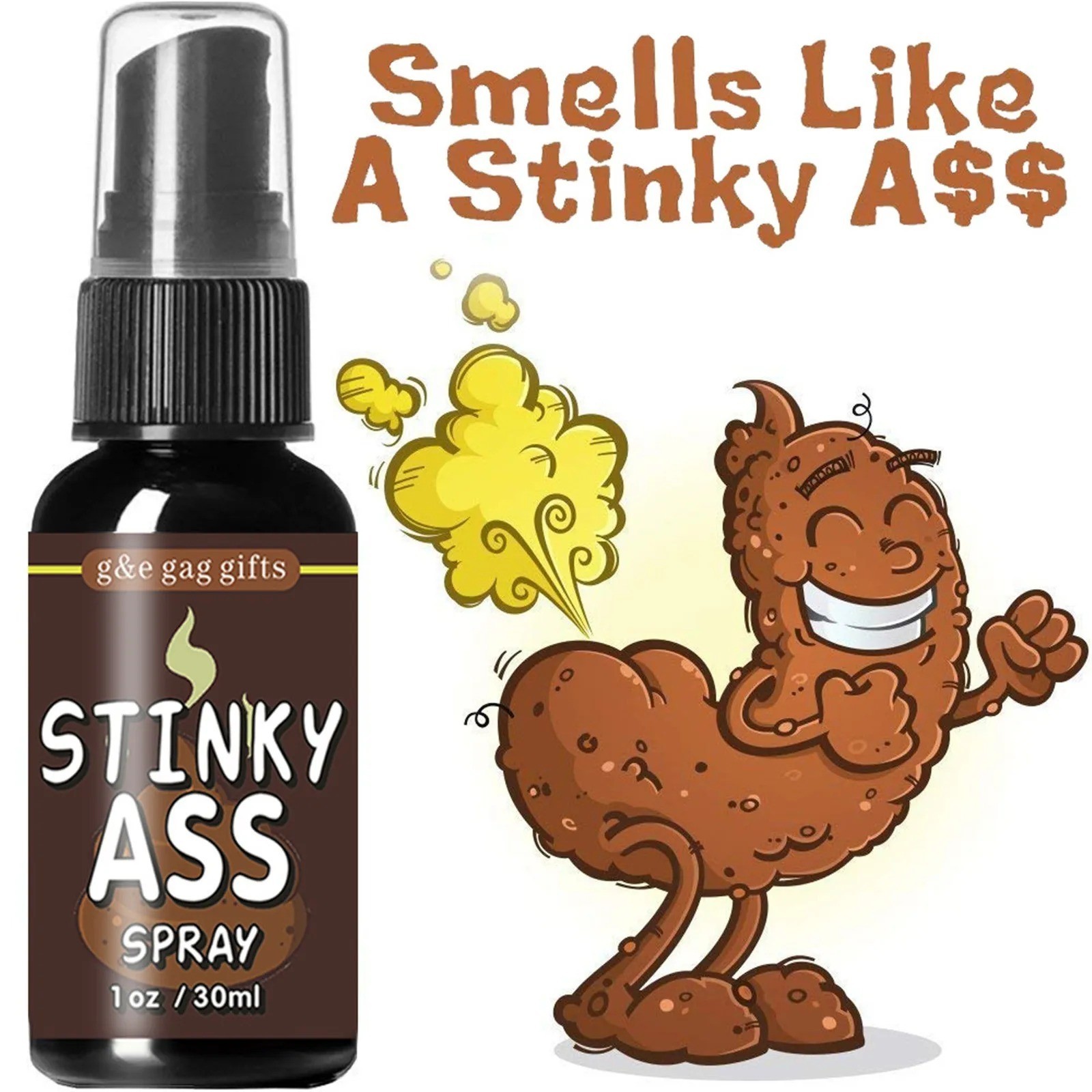 Liquid Fart Spray Stink Bomb Smelly Ass Toxic Bomb Crap Gag Prank Joke