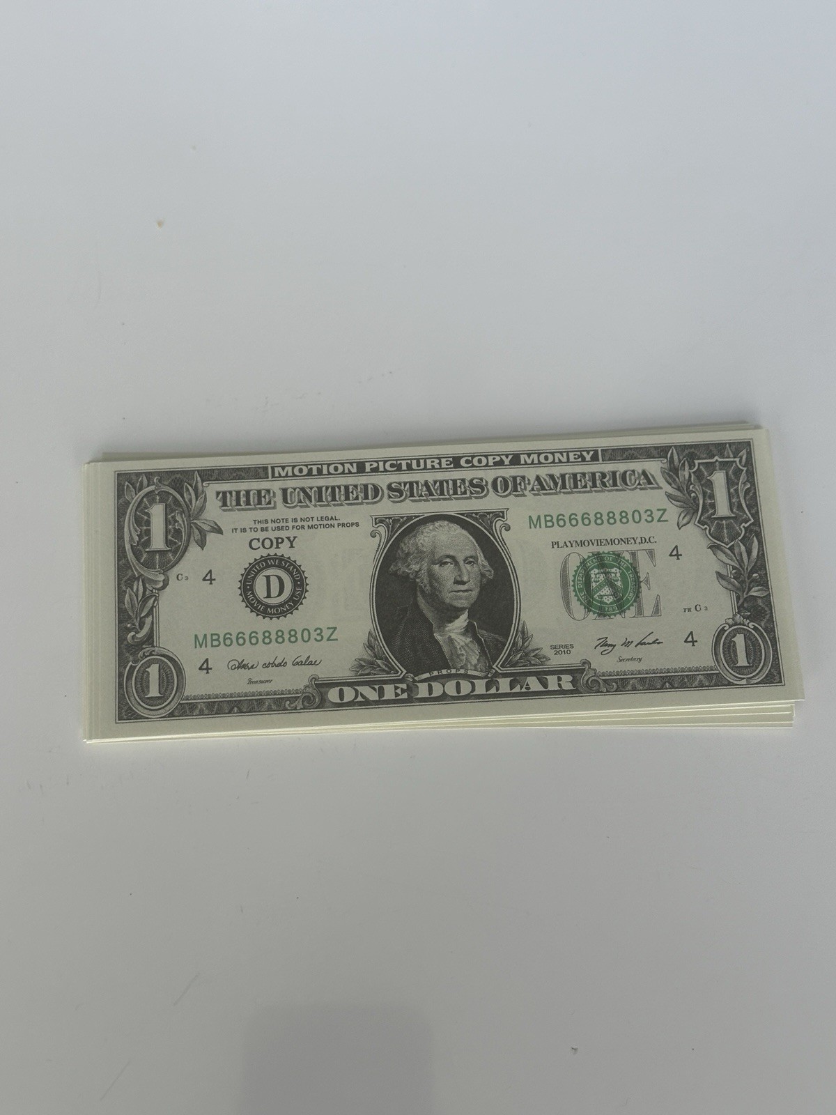 280Pc Prop Motion Picture Play Money