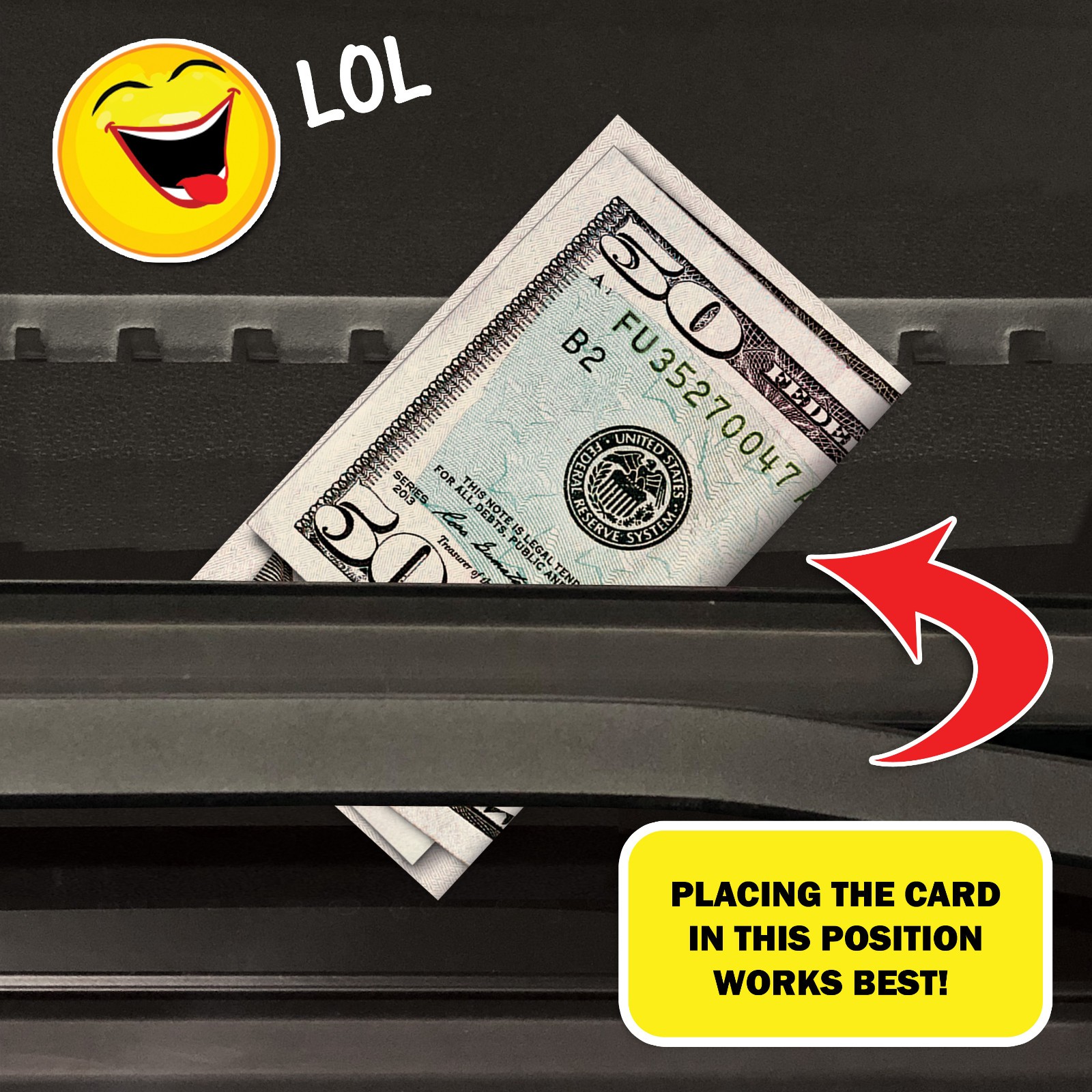 50 QTY Bad Parking Prank Cards Look Like Bills from a distance!