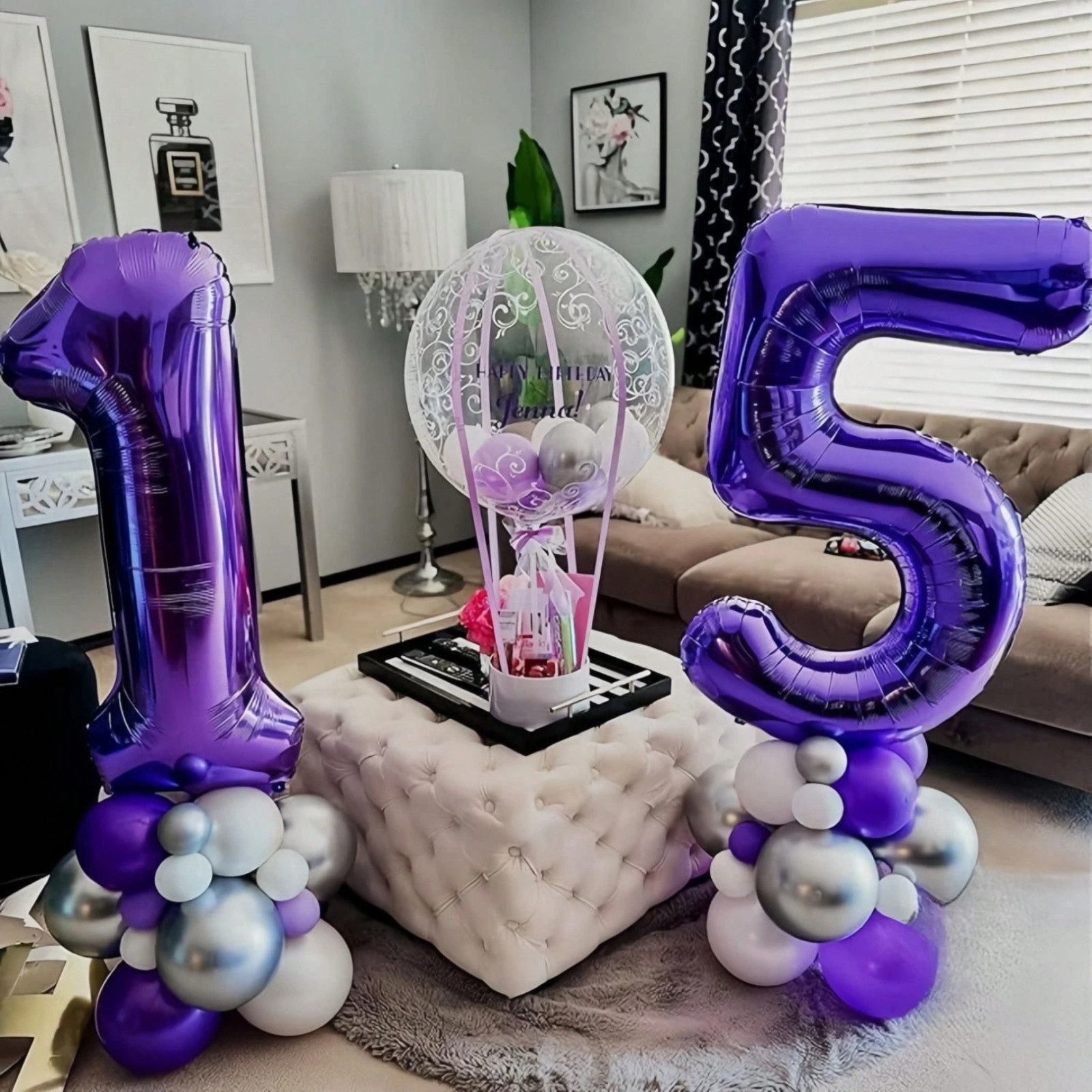 Large Number Balloons 40 Inch Foil 0-9 Giant Helium Air Birthday Party Decor USA
