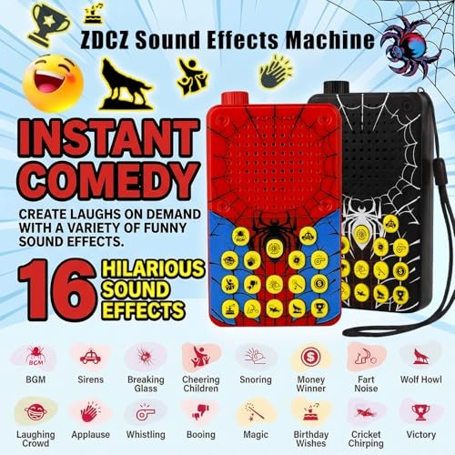 Sound Effects Machine – 16 Hilarious Sounds Prank Noise Maker – Boys Prank