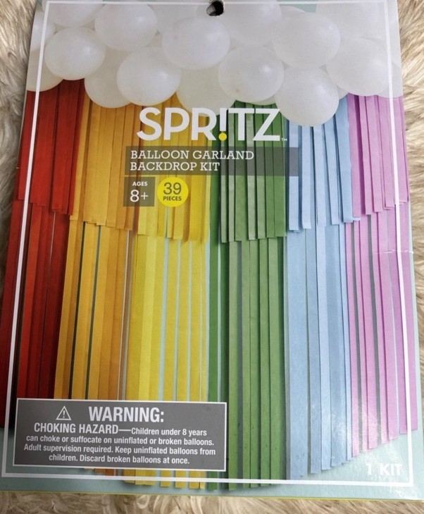 Spritz Balloon Garland Backdrop Kit 39pc NIB