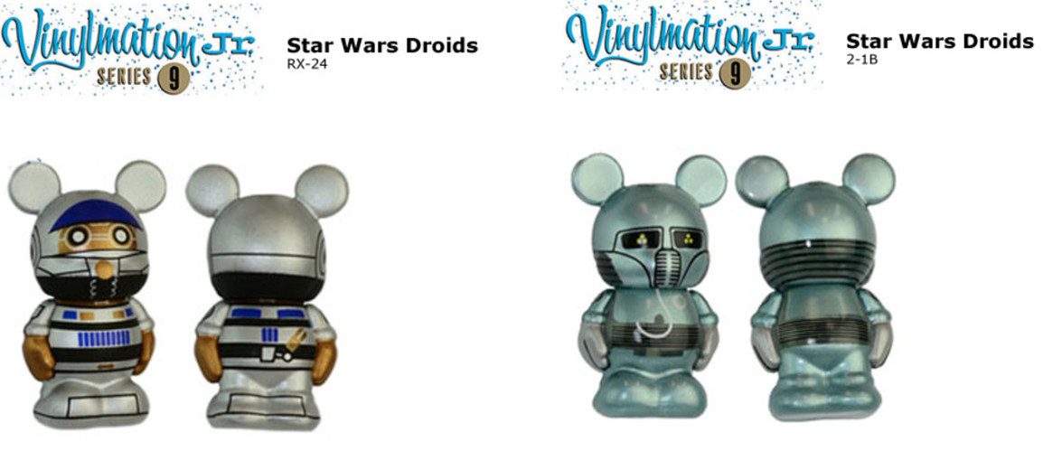 4x Disney Park Authentic Party Favors Star Wars Droid Toy+Keychain Sealed Mickey