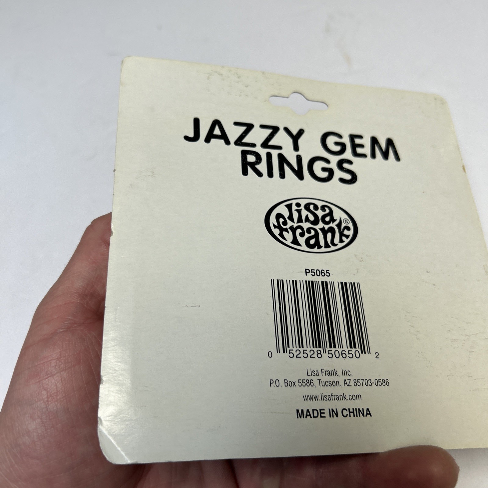 VTG Lisa Frank Party Favor NEW SEALED Valentines 8 Jazzy Gem Rings LOVE Hearts