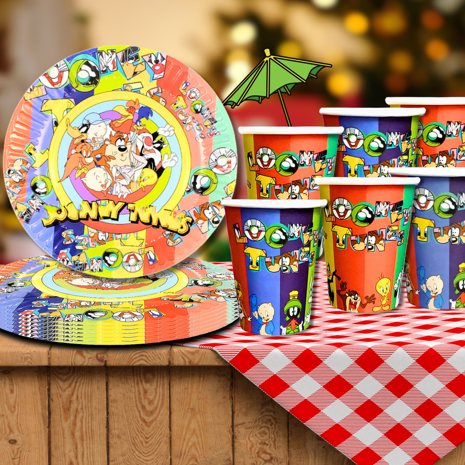 Looney tunes birthday party supplies favor centerpiece decoration event theme