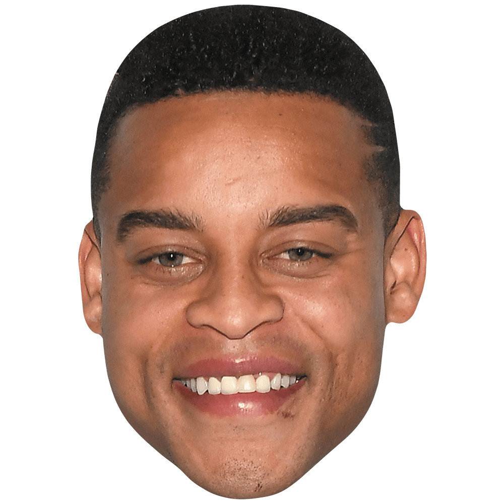 Robert Ri’chard (Smile) Celebrity Mask, Flat Card Face, Fancy Dress Mask