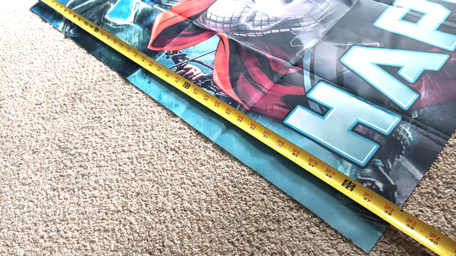 Marvel Superhero Avengers Banner Birthday Party Decor 38″ x 58.5″