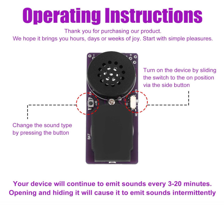 Prank Fart Pooter Noise Maker, Hidden Prank Sound Maker with 20 Fart Sounds Anno