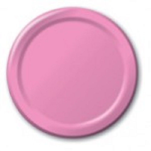 Solid Plates 9″ Lunch 7″ Dessert Red Blue Yellow Green Purple Pink Black Orange