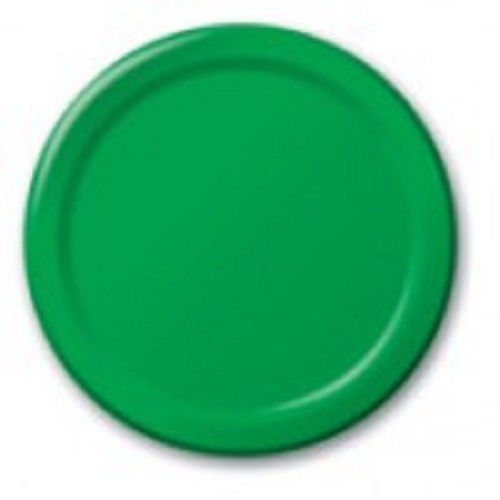 Solid Plates 9″ Lunch 7″ Dessert Red Blue Yellow Green Purple Pink Black Orange