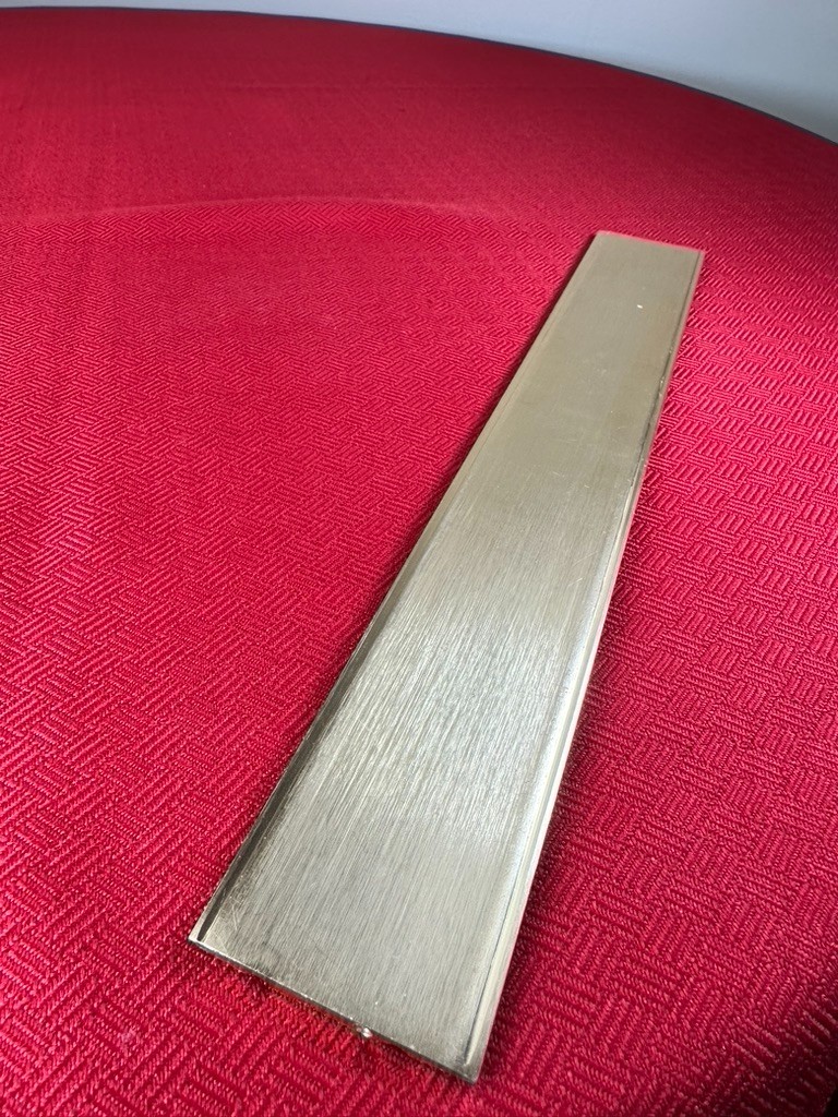 VTG Vice Gold Tone Metal President Ruler Gag Gift Office Decor Funny Humor