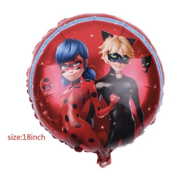 2 pcs 🌟Miraculous ladybug foil mylar Birthday Party Balloon Bouquet