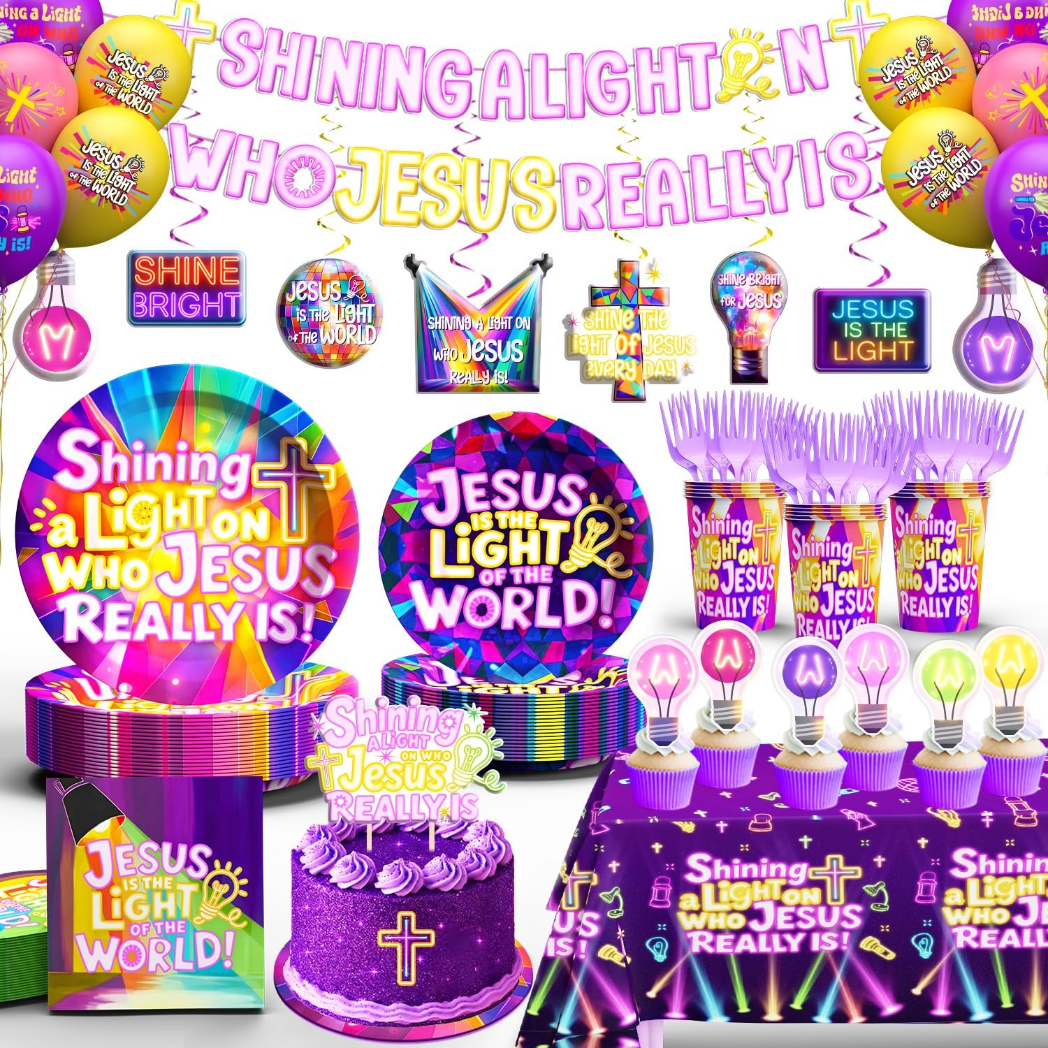 VBS 2026 Decorations Set 131Pcs Illumination Themed Party Supplies Include Ba…