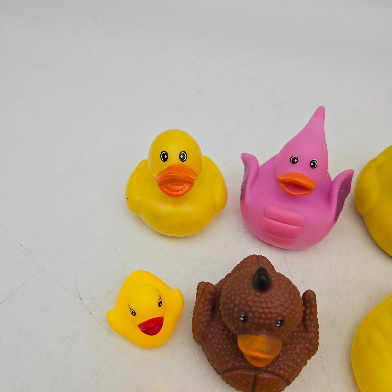Lot of 20+ Rubber Ducks Assortment Jeep Ducking Floater Duckies Bath Toys