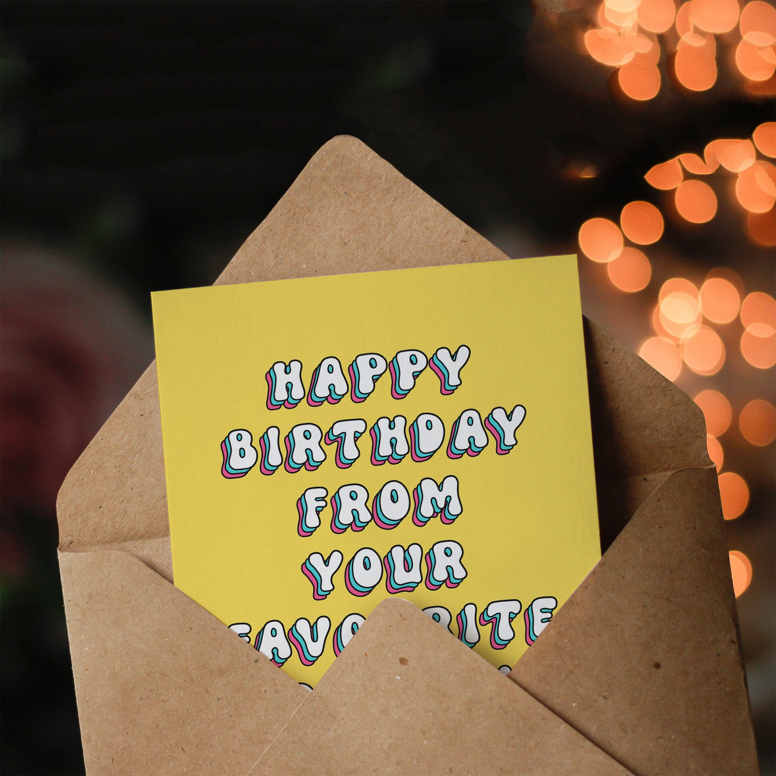 Birthday Card From Your Favourite Pain in the *ss Funny Rude Adult Humour Joke