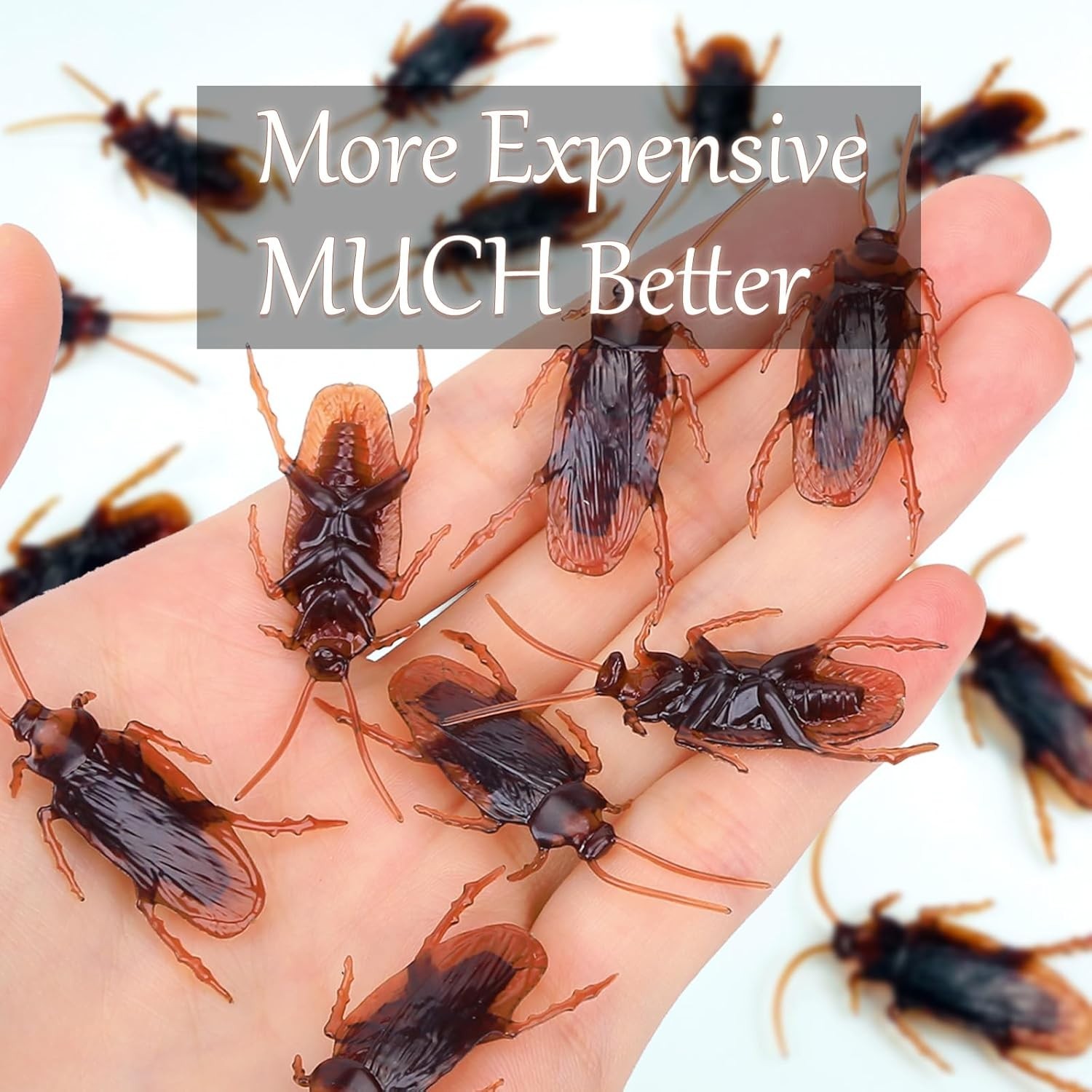 Ultimate Prank Kit: 15PCS Realistic Cockroaches for Halloween and April Fools
