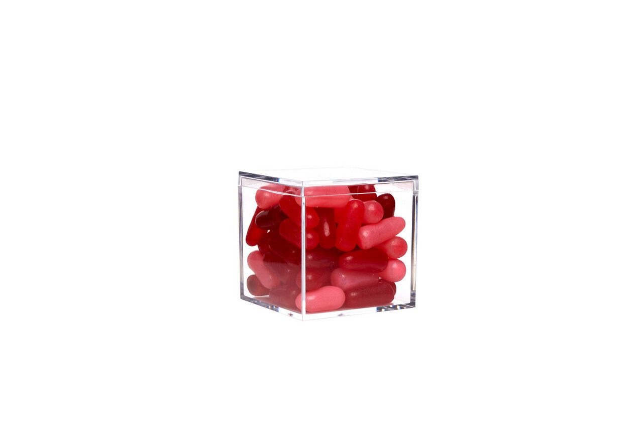 Clear Acrylic Square Cube Candy Box Boxes 2X2X2 Inches – Set of 12