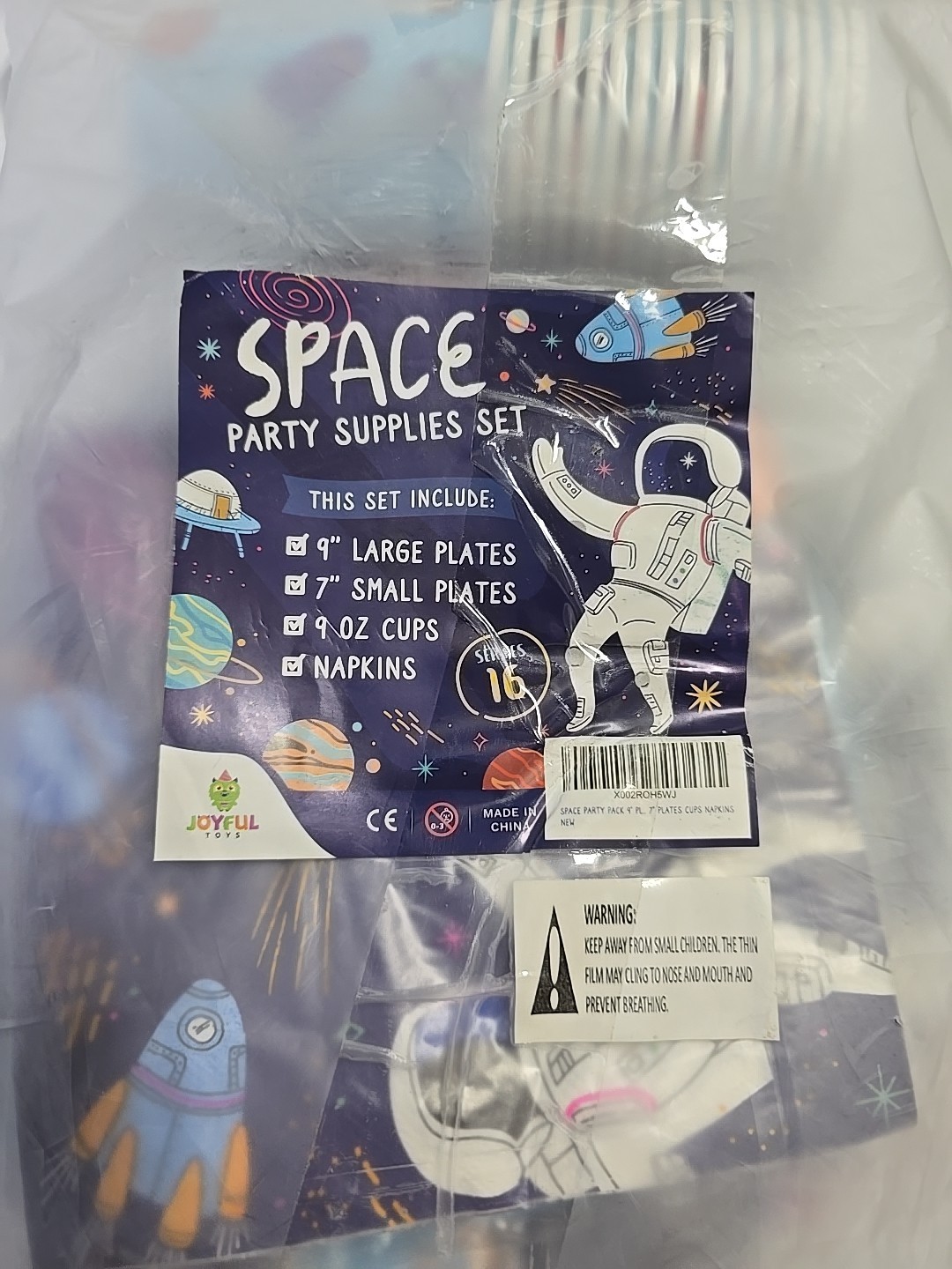 Space Theme Tableware, Outer Space Theme Birthday Party Decorations Supplies