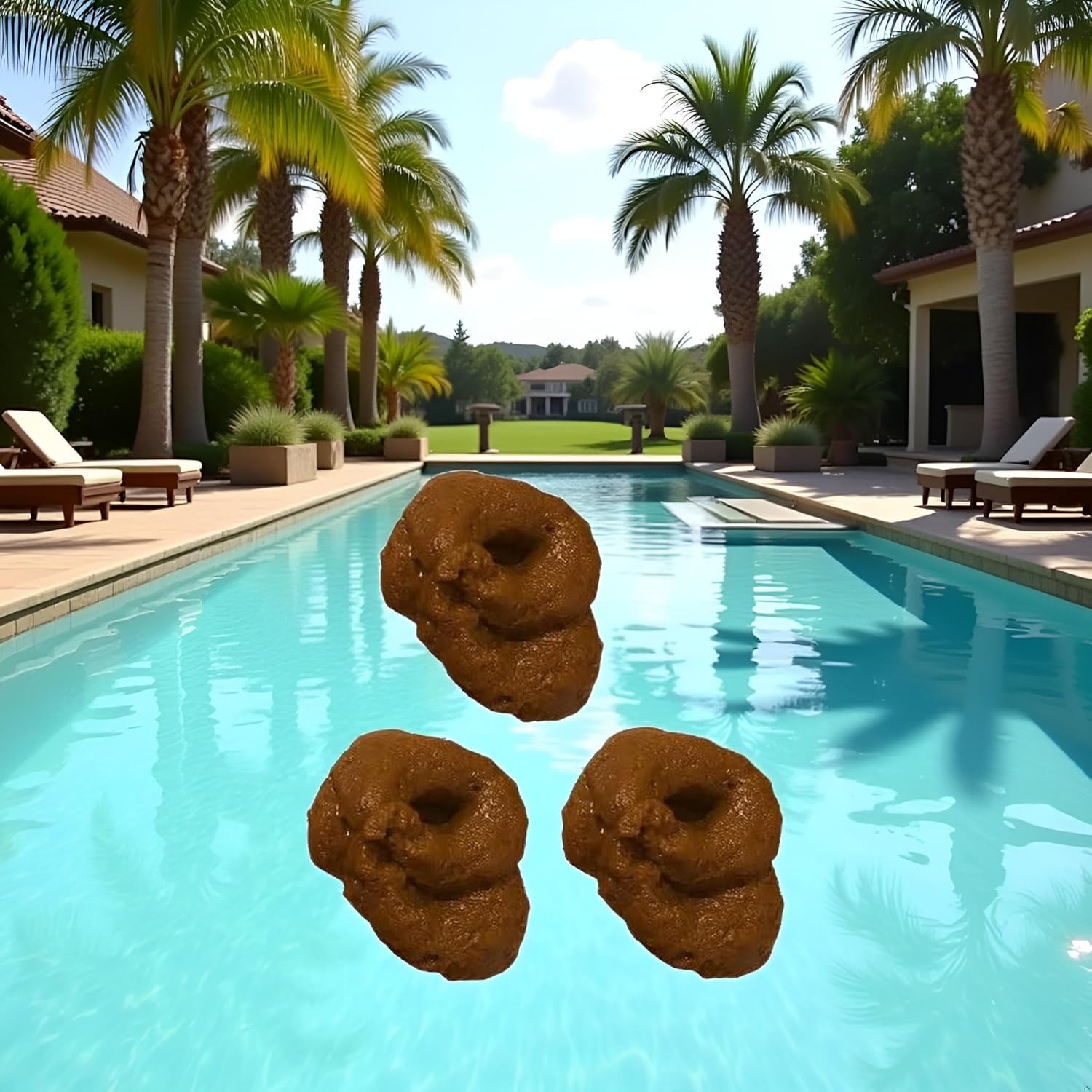3Pcs Brown Fake Poopy Props, Realistic Fake Poop, Novelty Floating Fake Poop Pro