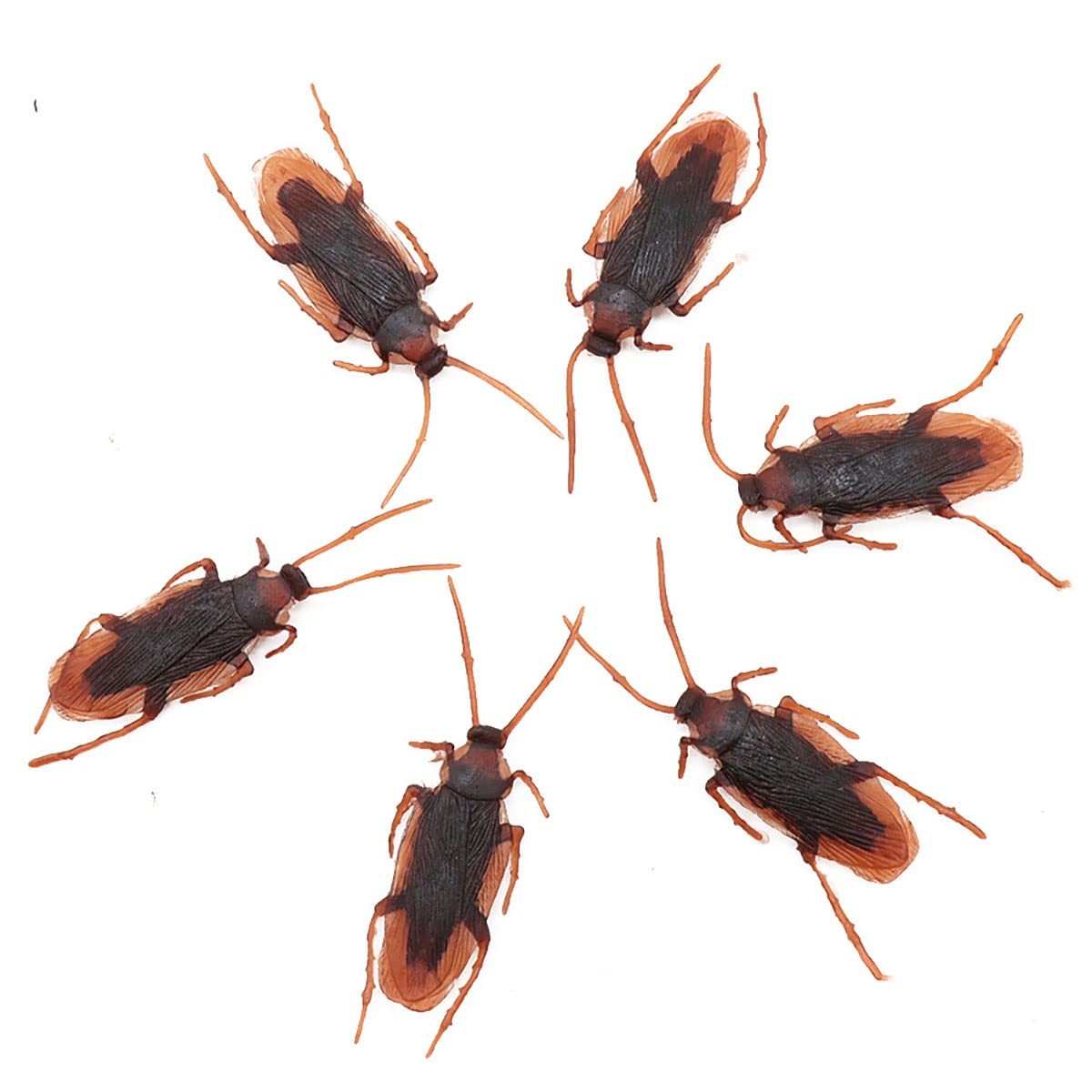 30PCS Prank Fake Cockroach Roach Insects Mock Joke Toys Prank Scary Trick Bug…