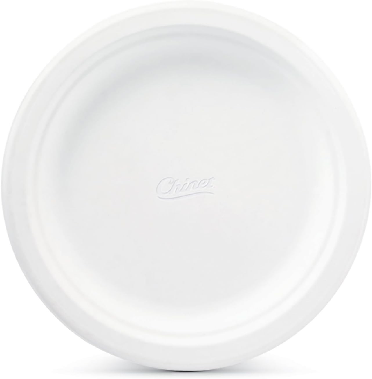 Classic White Round All Occasion Fiber Plates 8.75 Inch 100 Count