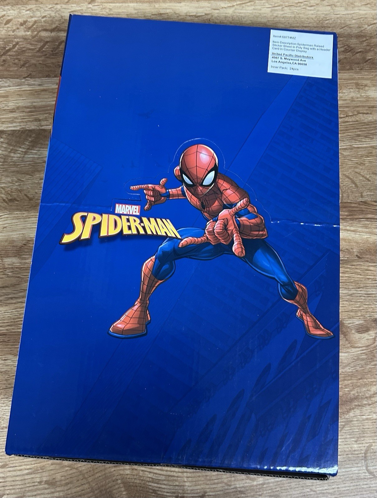 Marvel Spider-Man Sticker Sheets Lot 24 Pack Display Box Party Favors Classroom