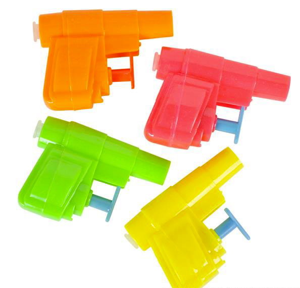 LOT OF 12 MINI WATER GUN PISTOL BEACH POOL TOY PARTY GOODY BAG CARNIVAL LUAU