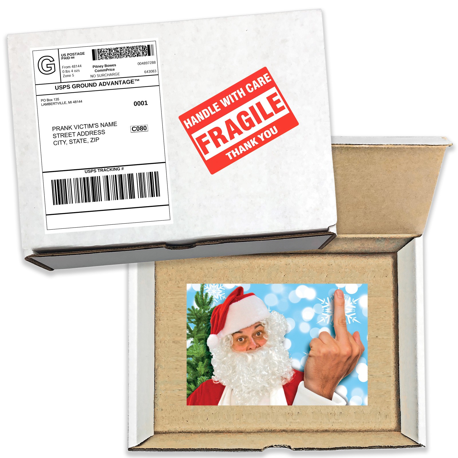 Santa Claus Middle Finger Christmas Prank Mail Sent Anonymously!