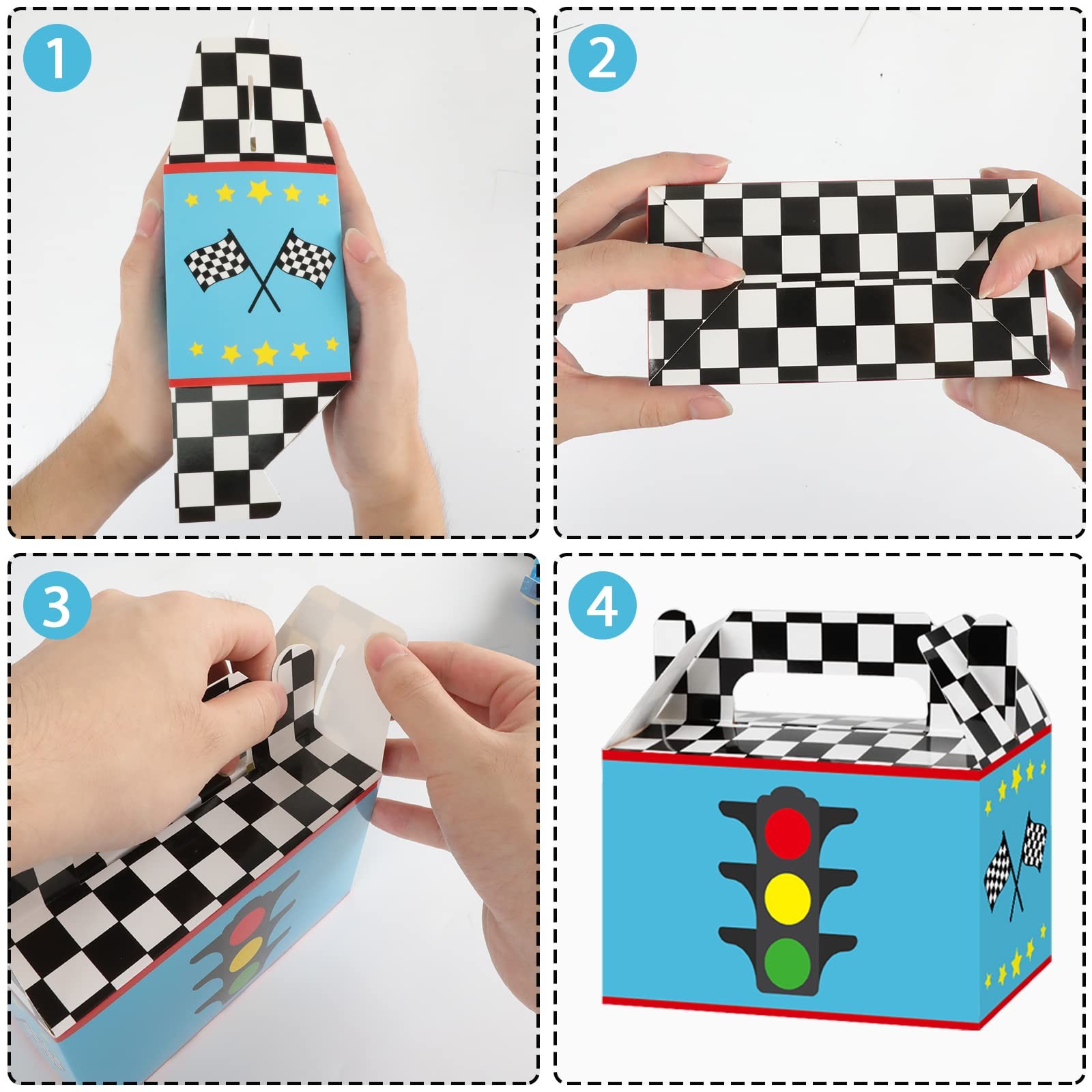 Race Car Goodie Bags lbs 12 Pack lbs Birthday Party Favors lbs Gift Multicolor