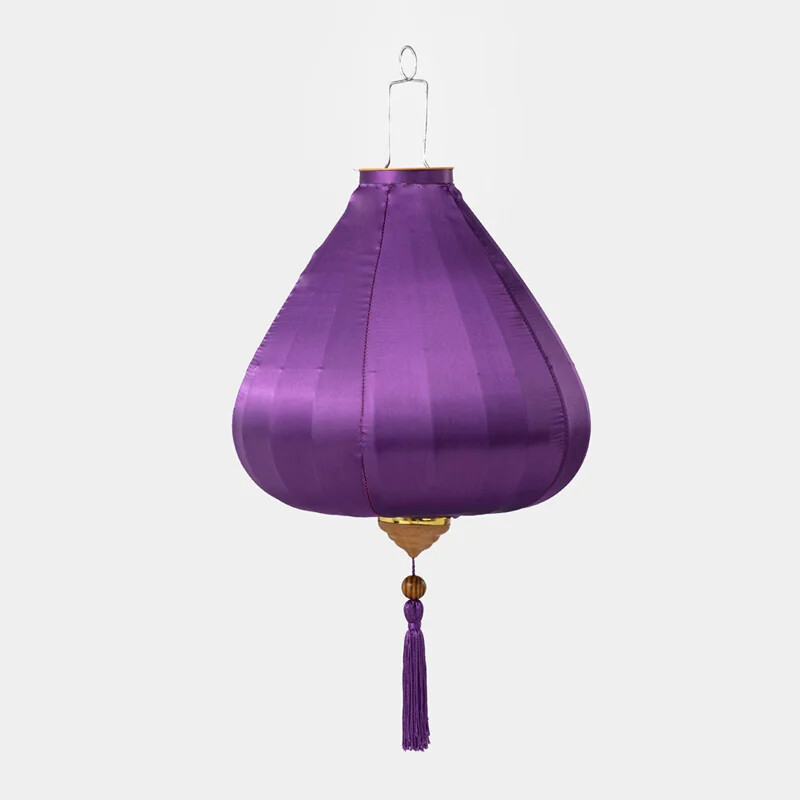 Retro Chinese Hanging Lantern Waterproof Solid Color Festival Party Cloth Decor