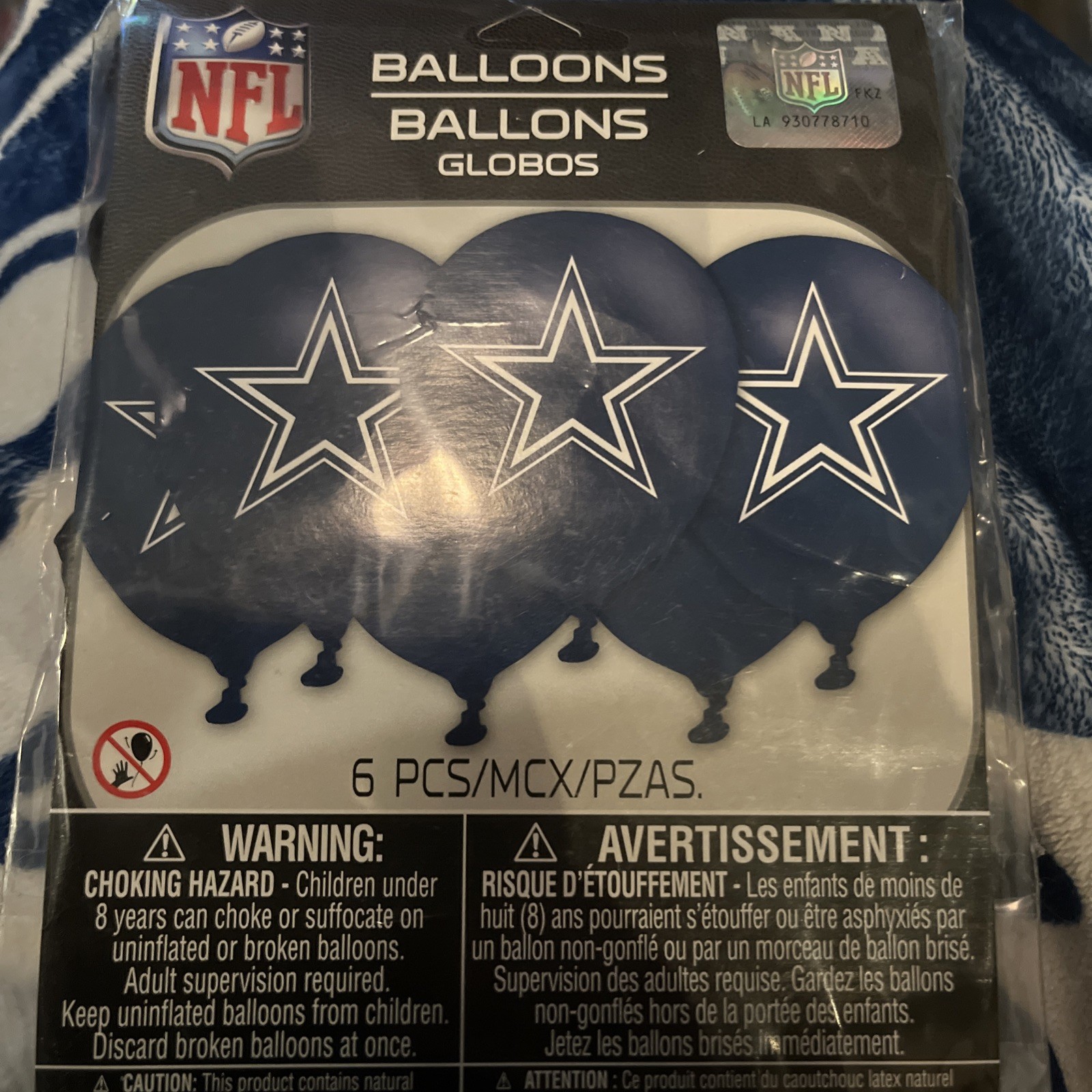 Dallas Cowboys NFL Pro Football Sports Banquet Party Decoration Latex Balloons