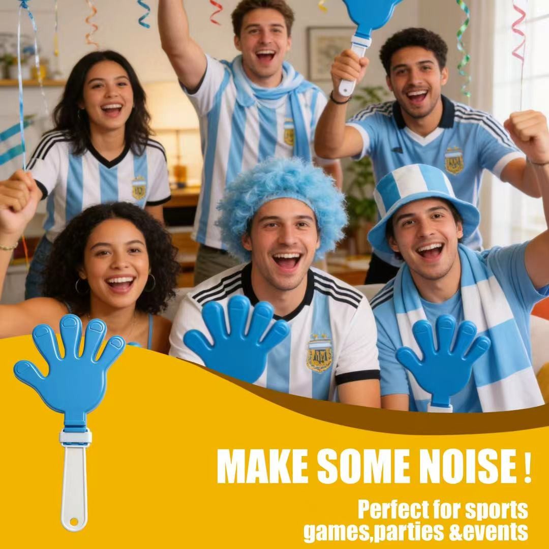 10Pcs Plastic Hand Clappers Noise Makers Party Sports Cheer Favors