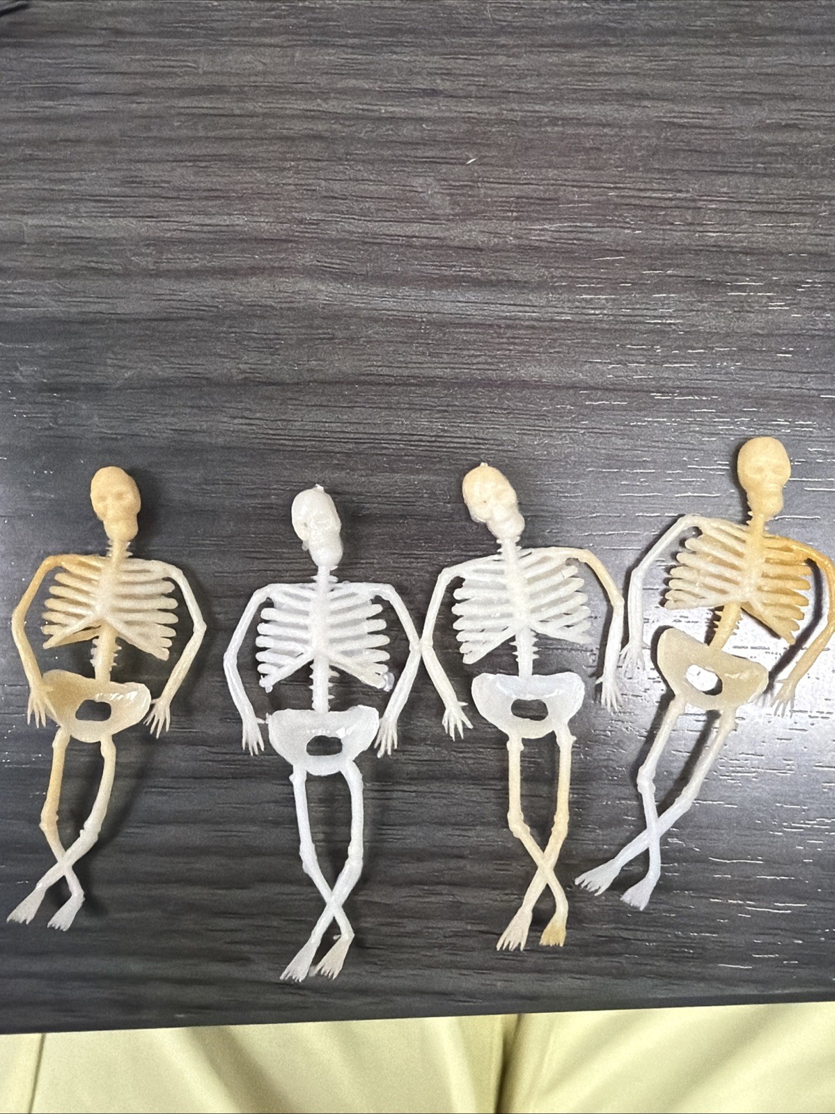 Vintage Halloween Cupcake Toppers Picks Ghost Bats Witch Skeletons Pumpkins Lot