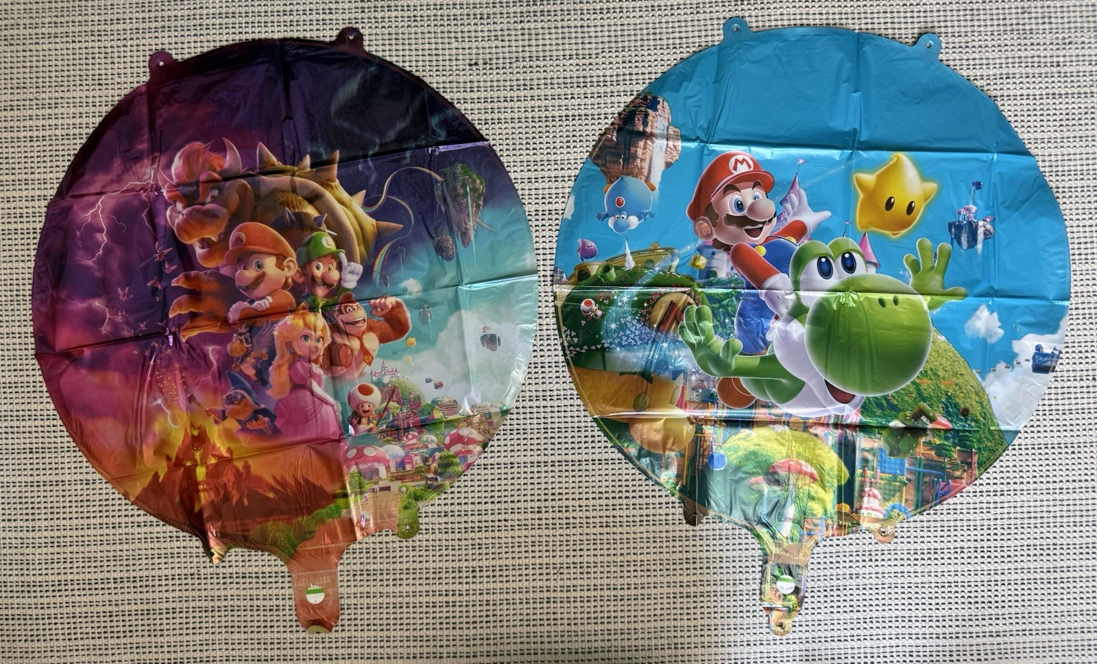 NEW 117Pcs Super Mario Bros Birthday Party Decor Backdrop Banner Cake Toppers+