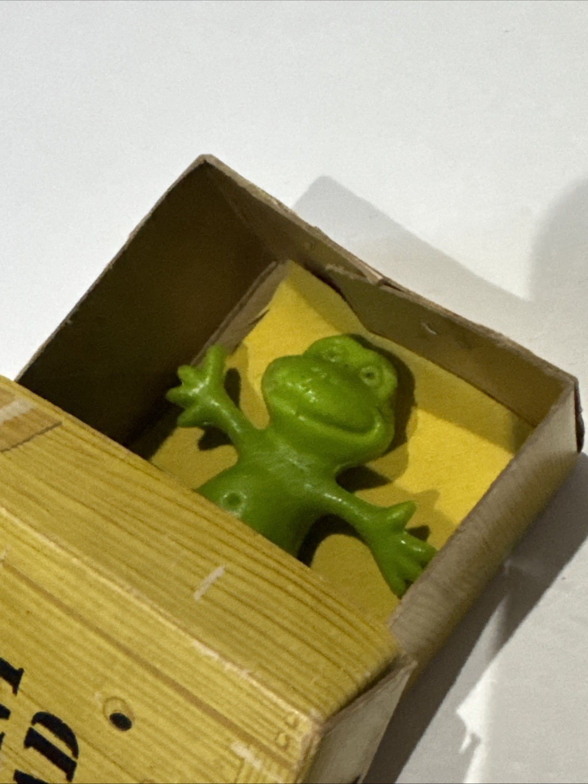 1976 ADULT ONLY Gag Gift Vintage “Pet Horny Toad” In Box Novelty Green Frog