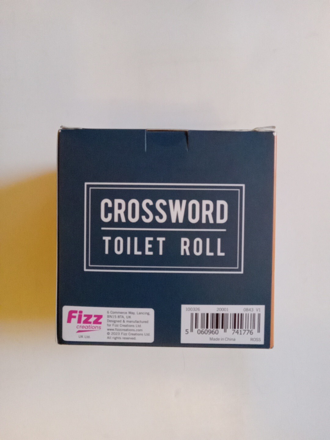 Crossword Toilet Paper/novelty Gage