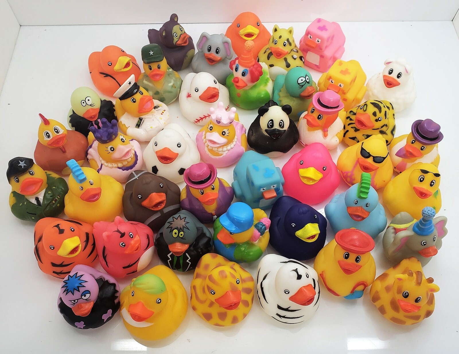 Rubber Ducky Assortment (20 Pack) Vinyl. 2 1/4″ – 3″. Ducks, Duckies.