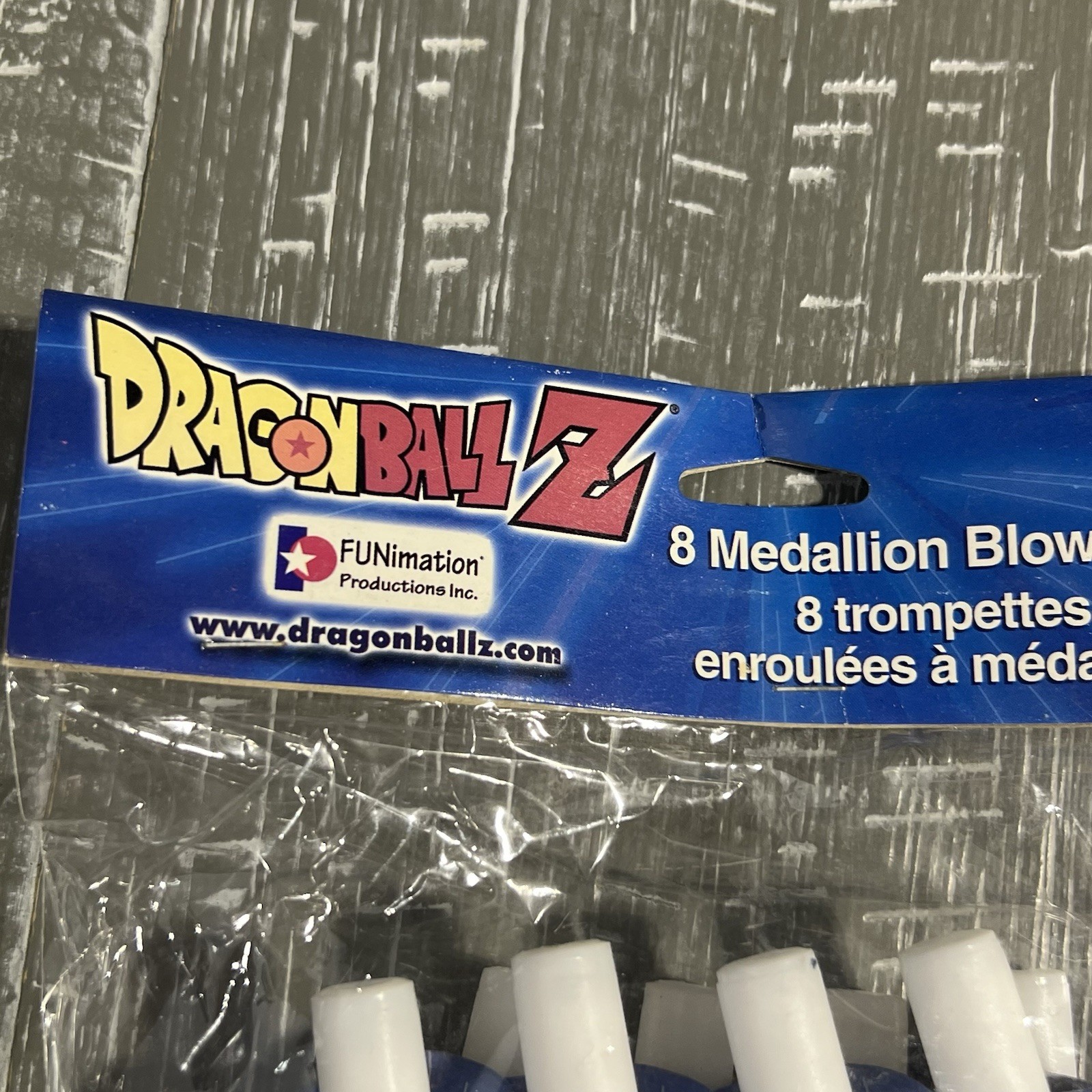 8 Pack DRAGON BALL Z BLOWOUTS ~ Birthday Party Supplies Favors Toei Cartoon GoKu