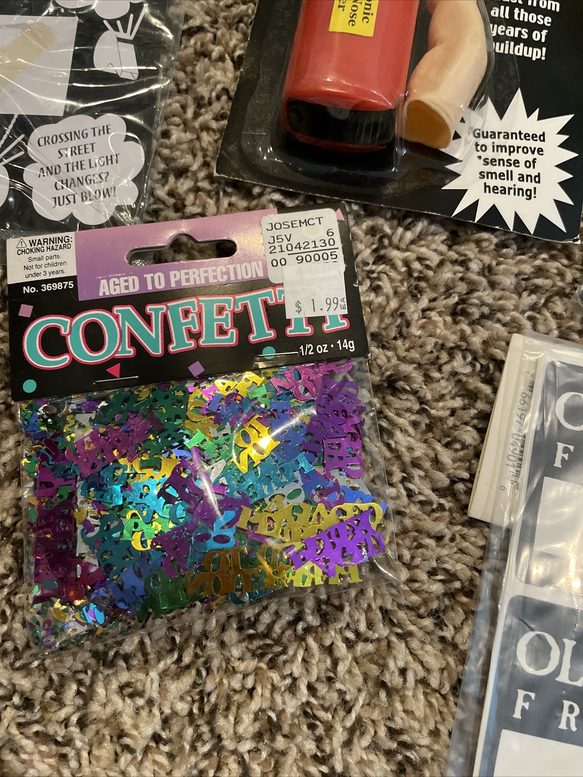 Over The Hill Party Box Gag Gifts Party Supplies 40, 50, 60 Birthday